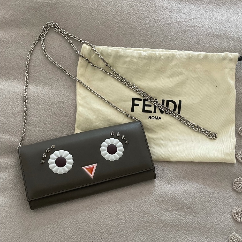 Fendi Chain Continental Wallet